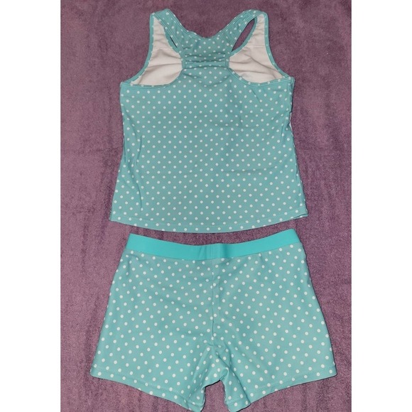 Girls bikini xxl teal polka dots - Picture 2 of 2